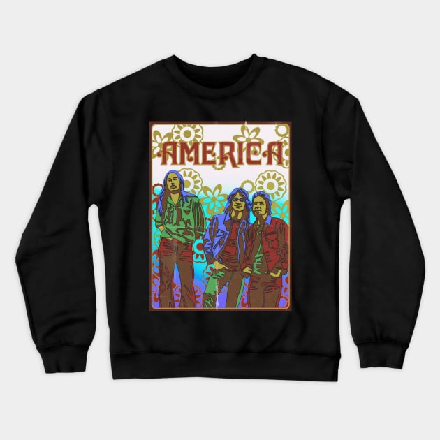 america Crewneck Sweatshirt by namibob